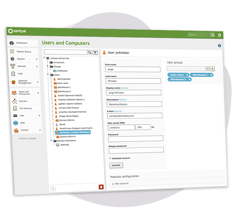 dashboard domain