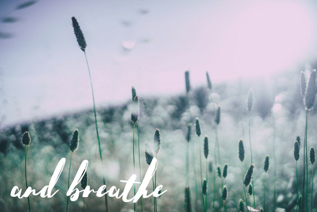 And breathe